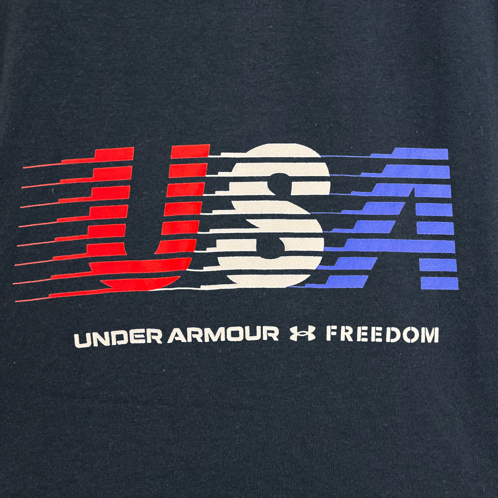 Under Armour Freedom USA Chest T-Shirt (Black)