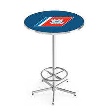 Load image into Gallery viewer, Coast Guard Seal Pub Table with Foot Rest