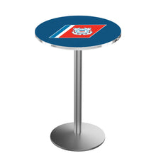 Load image into Gallery viewer, Coast Guard Seal Pub Table with Round Base