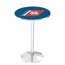 Load image into Gallery viewer, Coast Guard Seal Pub Table with Round Base