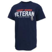 Load image into Gallery viewer, Coast Guard Vet Defender T-Shirt (Navy)