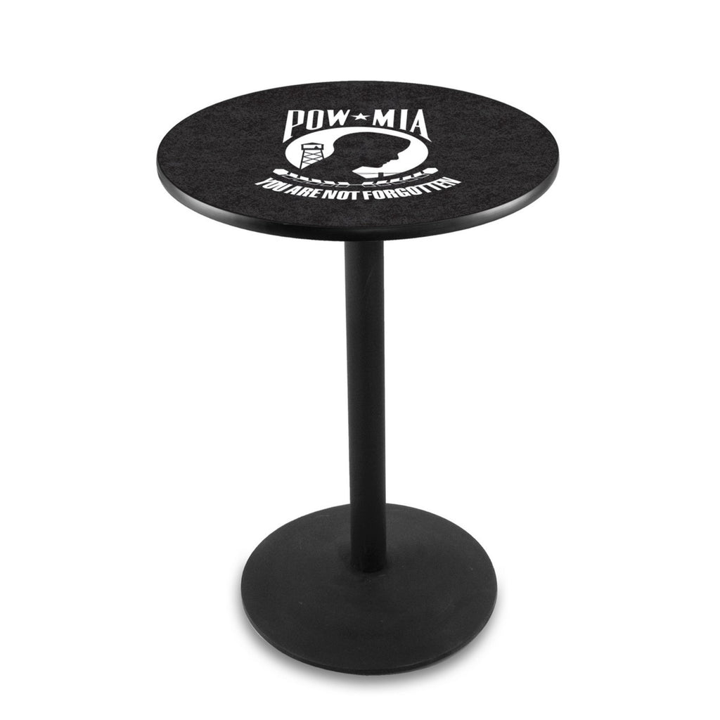 POW/MIA Pub Table with Round Base