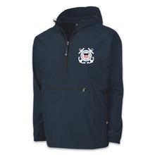 Load image into Gallery viewer, Coast Guard Seal Youth Pack-N-Go Pullover