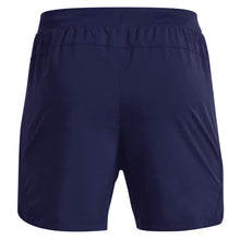 Load image into Gallery viewer, Coast Guard Seal Under Armour Men&#39;s Launch Run 5&quot; Shorts (Navy)