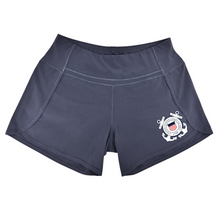 Load image into Gallery viewer, Coast Guard Ladies Stretch Woven Lined Short (Castlerock)