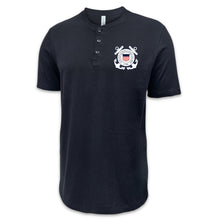 Load image into Gallery viewer, Coast Guard Seal Mens Henley T-Shirt