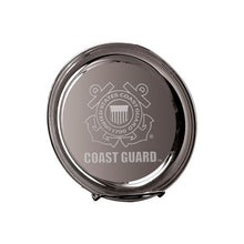 Load image into Gallery viewer, Coast Guard Seal 8&quot; Silver Plated Commemorative Tray*
