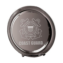 Load image into Gallery viewer, Coast Guard Seal 10&quot; Silver Plated Commemorative Tray