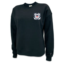 Load image into Gallery viewer, Coast Guard Seal Ladies Champion Crewneck