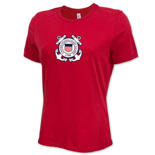 Load image into Gallery viewer, Coast Guard Ladies Seal Logo T-Shirt