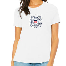 Load image into Gallery viewer, Coast Guard Ladies Seal Logo T-Shirt