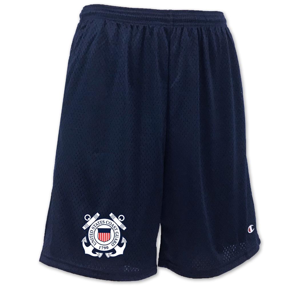 AFG Coast Guard Champion Seal Logo Mesh Short Grey MD