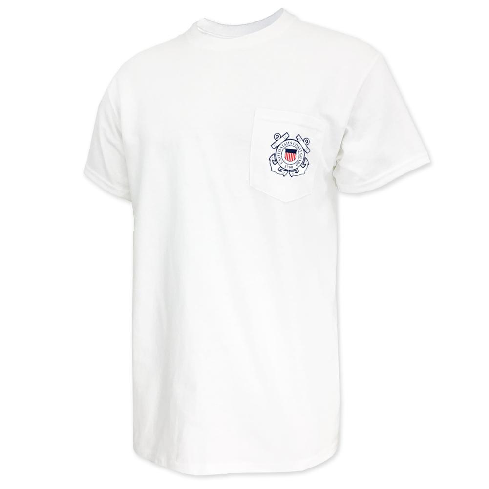 Coast Guard Seal Logo Pocket T-Shirt