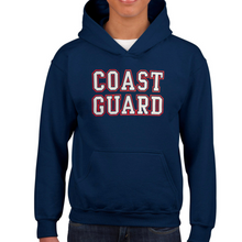 Load image into Gallery viewer, Coast Guard Youth Bold Core Hood (Navy)