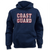 Coast Guard Youth Bold Core Hood (Navy)