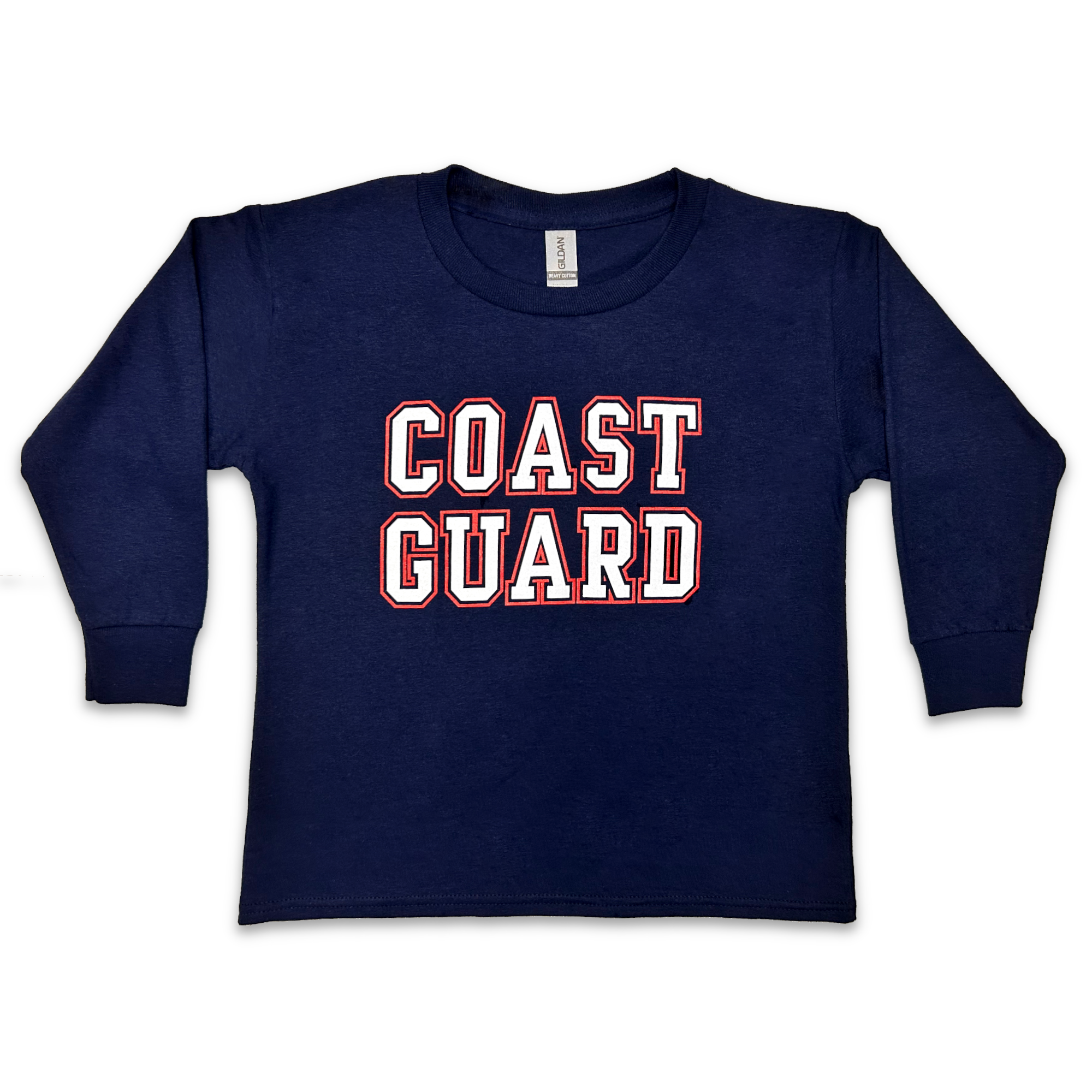 Coast Guard Youth Bold Core Long Sleeve T-Shirt (Navy)