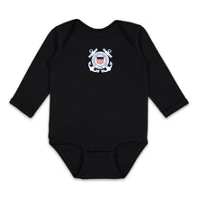 Load image into Gallery viewer, Coast Guard Seal Infant Long Sleeve Bodysuit