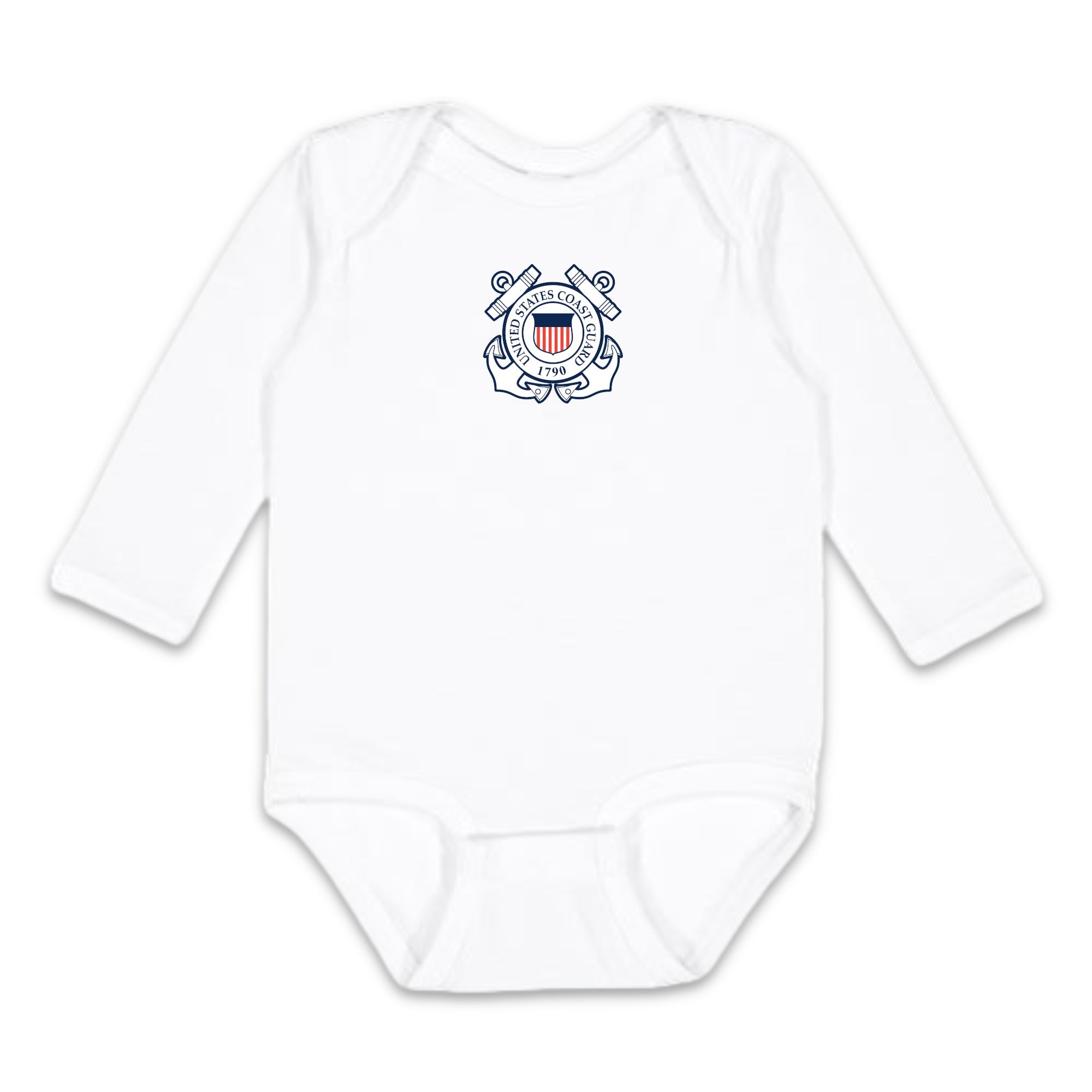 Coast Guard Seal Infant Long Sleeve Bodysuit