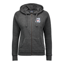 Load image into Gallery viewer, Coast Guard Seal Ladies Angel Fleece Full Zip Hoodie