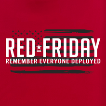 Load image into Gallery viewer, RED Friday Performance 1/4 Zip (Red)
