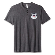 Load image into Gallery viewer, Coast Guard Seal Mens Henley T-Shirt