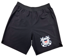 Load image into Gallery viewer, Coast Guard Seal Under Armour Academy Shorts (Black)