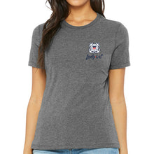 Load image into Gallery viewer, Coast Guard Lady Vet Left Chest Logo Ladies T-Shirt