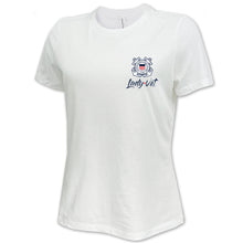 Load image into Gallery viewer, Coast Guard Lady Vet Left Chest Logo Ladies T-Shirt