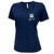 Coast Guard Lady Vet Left Chest Logo V-Neck T-Shirt