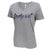 Coast Guard Lady Vet Full Chest Logo V-Neck T-Shirt