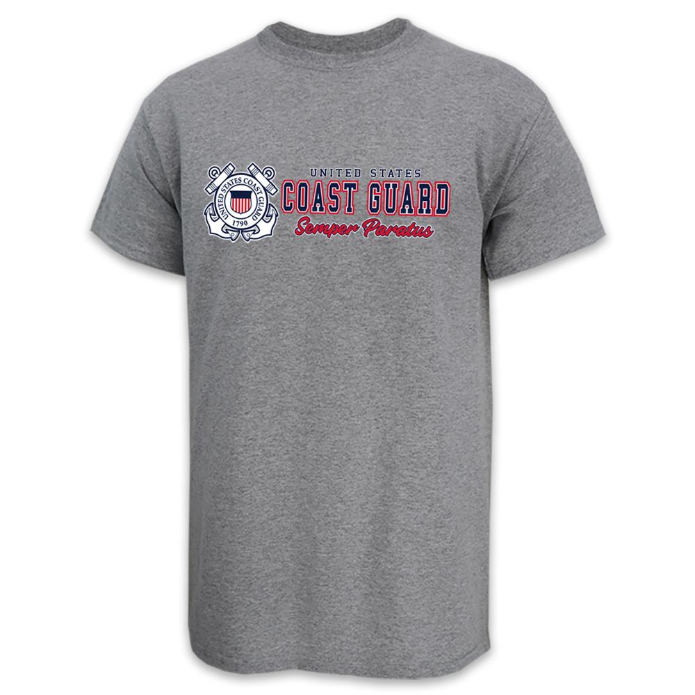 United States Coast Guard Semper Paratus USA Made T-Shirt