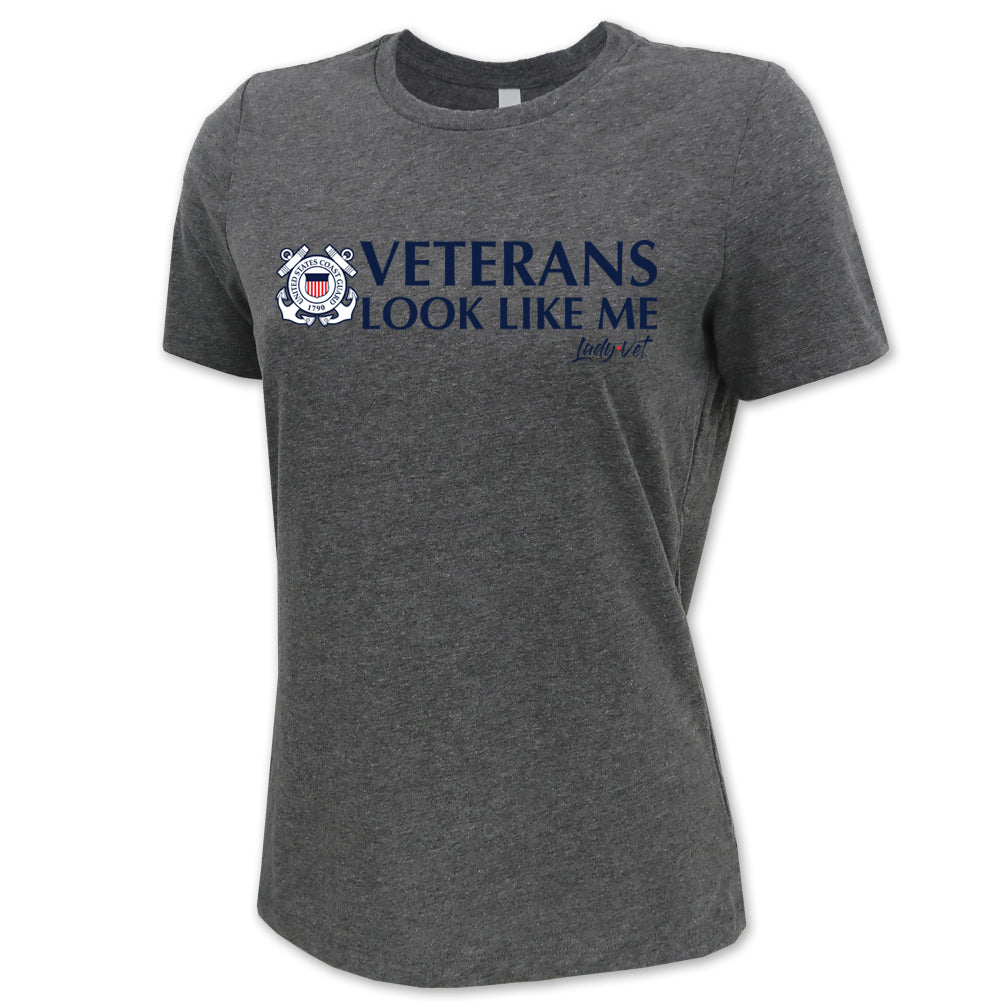 Coast Guard Vet Looks Like Me Ladies T-Shirt