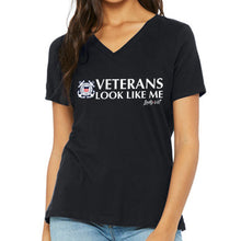 Load image into Gallery viewer, Coast Guard Vet Looks Like Me V-Neck T-Shirt