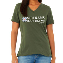 Load image into Gallery viewer, Coast Guard Vet Looks Like Me V-Neck T-Shirt