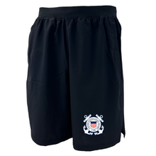 Load image into Gallery viewer, Coast Guard Seal Under Armour Academy Shorts (Black)