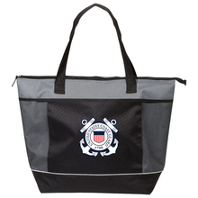 Load image into Gallery viewer, Coast Guard Shopping Cooler Tote (Grey)