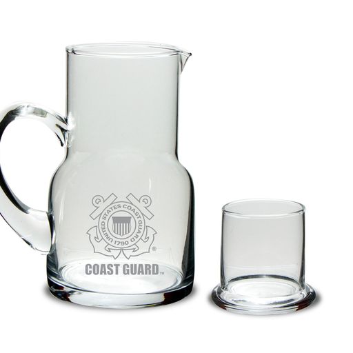 Coast Guard Seal 28oz Executive Water Carafe