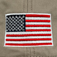 Load image into Gallery viewer, American Flag Relaxed Fit Hat (Khaki)