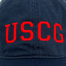 Load image into Gallery viewer, USCG Arch Relaxed Fit Hat (Navy/Red)