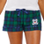 Coast Guard Ladies Seal Logo Flannel Shorts (Blackwatch)