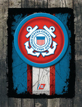 Load image into Gallery viewer, United States Coast Guard Distressed Wall Art