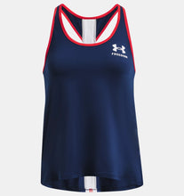 Load image into Gallery viewer, Under Armour Ladies Freedom Knockout Tank (Navy)