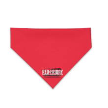 Load image into Gallery viewer, RED Friday Dog Bandana