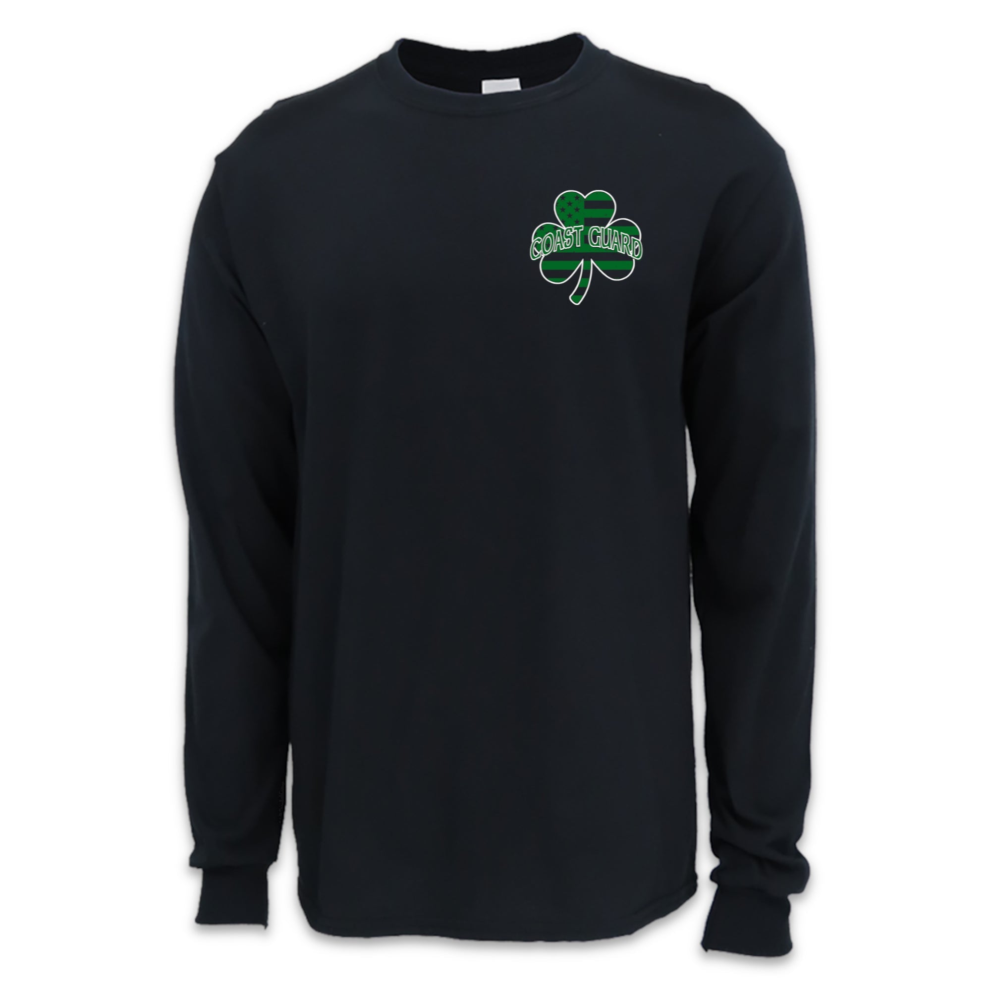 Coast Guard Shamrock Long Sleeve T-Shirt