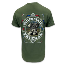 Load image into Gallery viewer, United States Veteran Boots T-Shirt (OD Green)