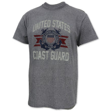 Load image into Gallery viewer, Coast Guard Vintage Basic T-Shirt (Grey)