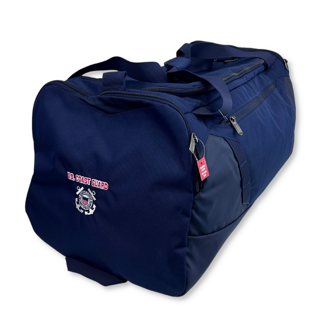 U.S Coast Guard Seal Under Armour Hustle 5.0 Backpack (Navy)