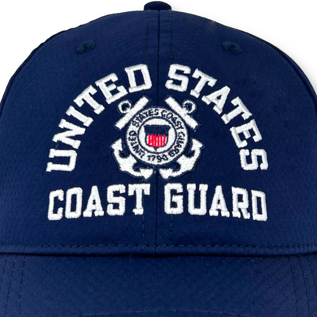 United States Coast Guard Under Armour Zone Adjustable Hat (Navy)