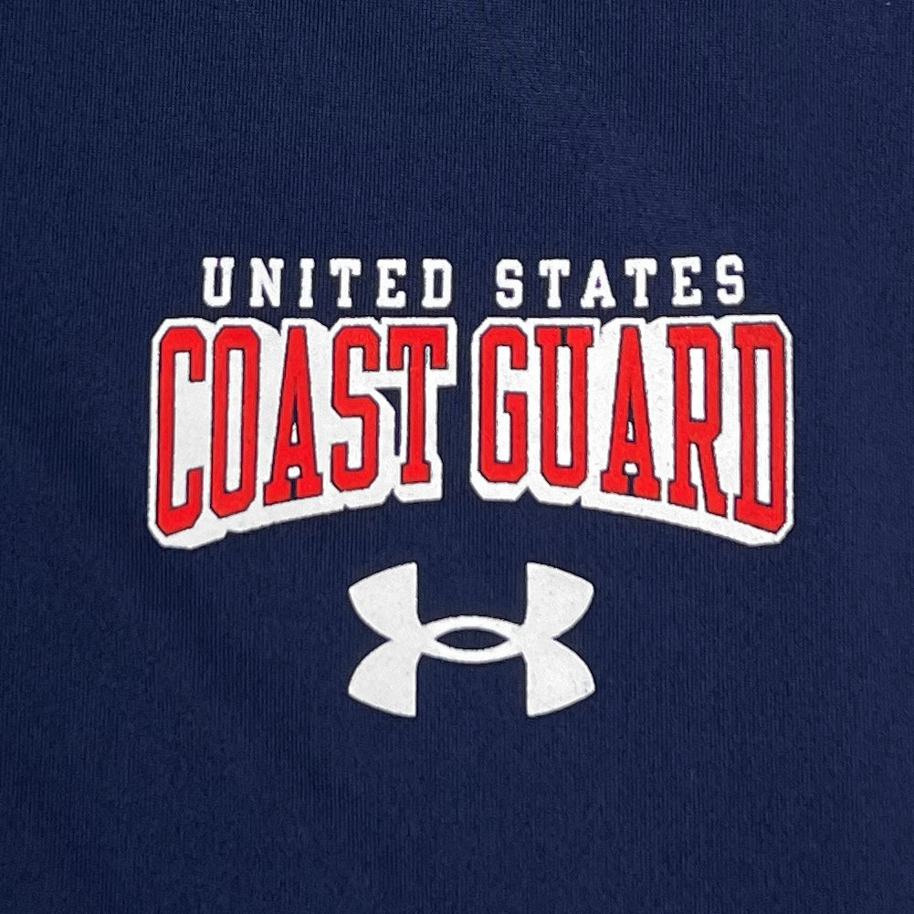 United States Coast Guard 3D Sleeveless Tech T-Shirt (Navy)