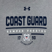 Load image into Gallery viewer, Coast Guard Under Armour Semper Paratus T-Shirt (Steel Heather)